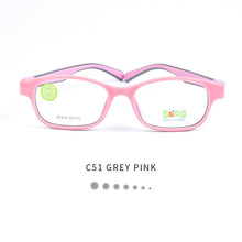 Load image into Gallery viewer, SECG Optical Children Glasses Frame TR90 Silicone Glasses Children Flexible Protective Kids Glasses Diopter Eyeglasses Rubber