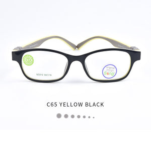 SECG Optical Children Glasses Frame TR90 Silicone Glasses Children Flexible Protective Kids Glasses Diopter Eyeglasses Rubber