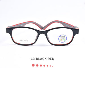 SECG Optical Children Glasses Frame TR90 Silicone Glasses Children Flexible Protective Kids Glasses Diopter Eyeglasses Rubber