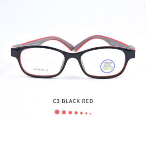 SECG Optical Children Glasses Frame TR90 Silicone Glasses Children Flexible Protective Kids Glasses Diopter Eyeglasses Rubber