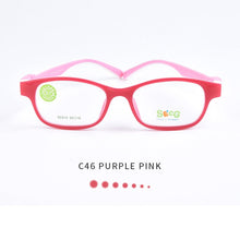 Load image into Gallery viewer, SECG Optical Children Glasses Frame TR90 Silicone Glasses Children Flexible Protective Kids Glasses Diopter Eyeglasses Rubber