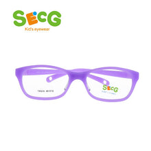Load image into Gallery viewer, SECG Round Big Kids Frame Flexible Soft Optical Glasses Frame Comfortable Nose Pads Rubber Strap Spectacle Eyeglasses Lunettes