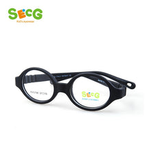 Load image into Gallery viewer, SECG Round Flexible Optical Children Glasses Plastic Frame Unisex TR90 Kids Glasses Myopia for Sight Kids Eyewear Spectacles
