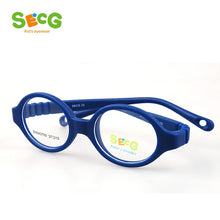 Load image into Gallery viewer, SECG Round Flexible Optical Children Glasses Plastic Frame Unisex TR90 Kids Glasses Myopia for Sight Kids Eyewear Spectacles