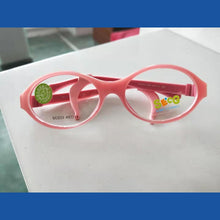 Load image into Gallery viewer, SECG Round Soft Flexible Children Frame Baby Cute Detachable Prescription Glasses for Sight Myopia Frame Gafas Spectacles