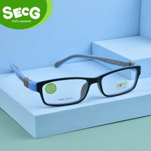 Load image into Gallery viewer, SECG Square Detachable Optiacal kids Frame Spectacle Childrne Frames Myopia Hyperopia Oculos Prescription Glasses No Screw
