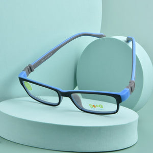 SECG Square Detachable Optiacal kids Frame Spectacle Childrne Frames Myopia Hyperopia Oculos Prescription Glasses No Screw