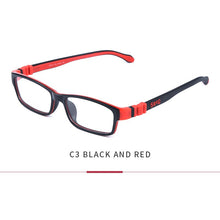 Load image into Gallery viewer, SECG Square Detachable Optiacal kids Frame Spectacle Childrne Frames Myopia Hyperopia Oculos Prescription Glasses No Screw