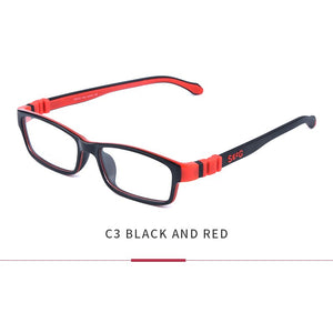 SECG Square Detachable Optiacal kids Frame Spectacle Childrne Frames Myopia Hyperopia Oculos Prescription Glasses No Screw