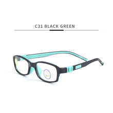 Load image into Gallery viewer, SECG Square Solid Detachable Kids Glasses Frame Flexible TR90 Silicone Children Glasses Eyeglasses Frame Prescription Lunette