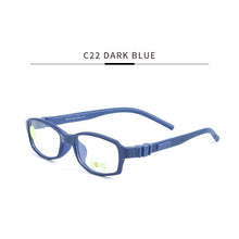 Load image into Gallery viewer, SECG Square Solid Detachable Kids Glasses Frame Flexible TR90 Silicone Children Glasses Eyeglasses Frame Prescription Lunette