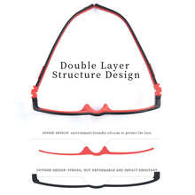 Load image into Gallery viewer, SECG Square Solid Detachable Kids Glasses Frame Flexible TR90 Silicone Children Glasses Eyeglasses Frame Prescription Lunette