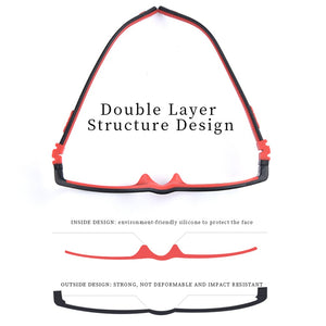SECG Square Solid Detachable Kids Glasses Frame Flexible TR90 Silicone Children Glasses Eyeglasses Frame Prescription Lunette