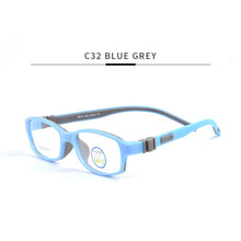 Load image into Gallery viewer, SECG Square Solid Detachable Kids Glasses Frame Flexible TR90 Silicone Children Glasses Eyeglasses Frame Prescription Lunette