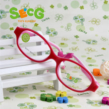 Load image into Gallery viewer, SECG TR90 Ultralight Soft Flexible Safety Kid Children Frame Glasses Optical Eyeglass Oculos Rubber Boys Girls Rubber Band