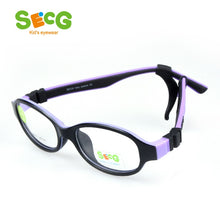 Load image into Gallery viewer, SECG TR90 Ultralight Soft Flexible Safety Kid Children Frame Glasses Optical Eyeglass Oculos Rubber Boys Girls Rubber Band