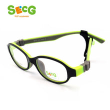 Load image into Gallery viewer, SECG TR90 Ultralight Soft Flexible Safety Kid Children Frame Glasses Optical Eyeglass Oculos Rubber Boys Girls Rubber Band