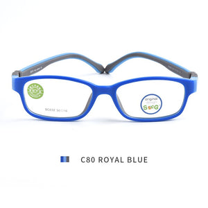 SECG Ultralight Flexible Soft Kids Frame Children Optical Spectacle Frame Glasses for Sight Eyeglass Lunettes De Vue Enfant
