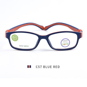 SECG Ultralight Flexible Soft Kids Frame Children Optical Spectacle Frame Glasses for Sight Eyeglass Lunettes De Vue Enfant