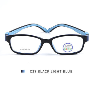 SECG Ultralight Flexible Soft Kids Frame Children Optical Spectacle Frame Glasses for Sight Eyeglass Lunettes De Vue Enfant