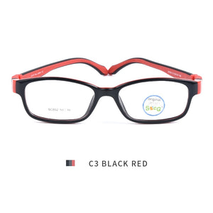 SECG Ultralight Flexible Soft Kids Frame Children Optical Spectacle Frame Glasses for Sight Eyeglass Lunettes De Vue Enfant