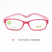 Load image into Gallery viewer, SECG Ultralight Flexible Soft Kids Frame Children Optical Spectacle Frame Glasses for Sight Eyeglass Lunettes De Vue Enfant
