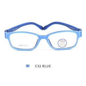 SECG Ultralight Flexible Soft Kids Frame Children Optical Spectacle Frame Glasses for Sight Eyeglass Lunettes De Vue Enfant