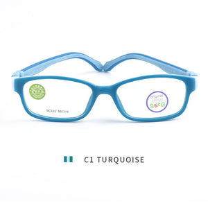SECG Ultralight Flexible Soft Kids Frame Children Optical Spectacle Frame Glasses for Sight Eyeglass Lunettes De Vue Enfant