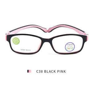 SECG Ultralight Flexible Soft Kids Frame Children Optical Spectacle Frame Glasses for Sight Eyeglass Lunettes De Vue Enfant