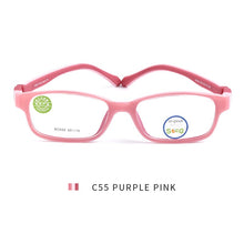 Load image into Gallery viewer, SECG Ultralight Flexible Soft Kids Frame Children Optical Spectacle Frame Glasses for Sight Eyeglass Lunettes De Vue Enfant