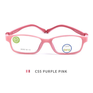 SECG Ultralight Flexible Soft Kids Frame Children Optical Spectacle Frame Glasses for Sight Eyeglass Lunettes De Vue Enfant
