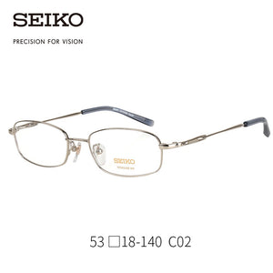 SEIKO Men Optical Glasses Frame Titanium Eye Sight Dioptric Spectacles Small Eyeglasses Frame H01060