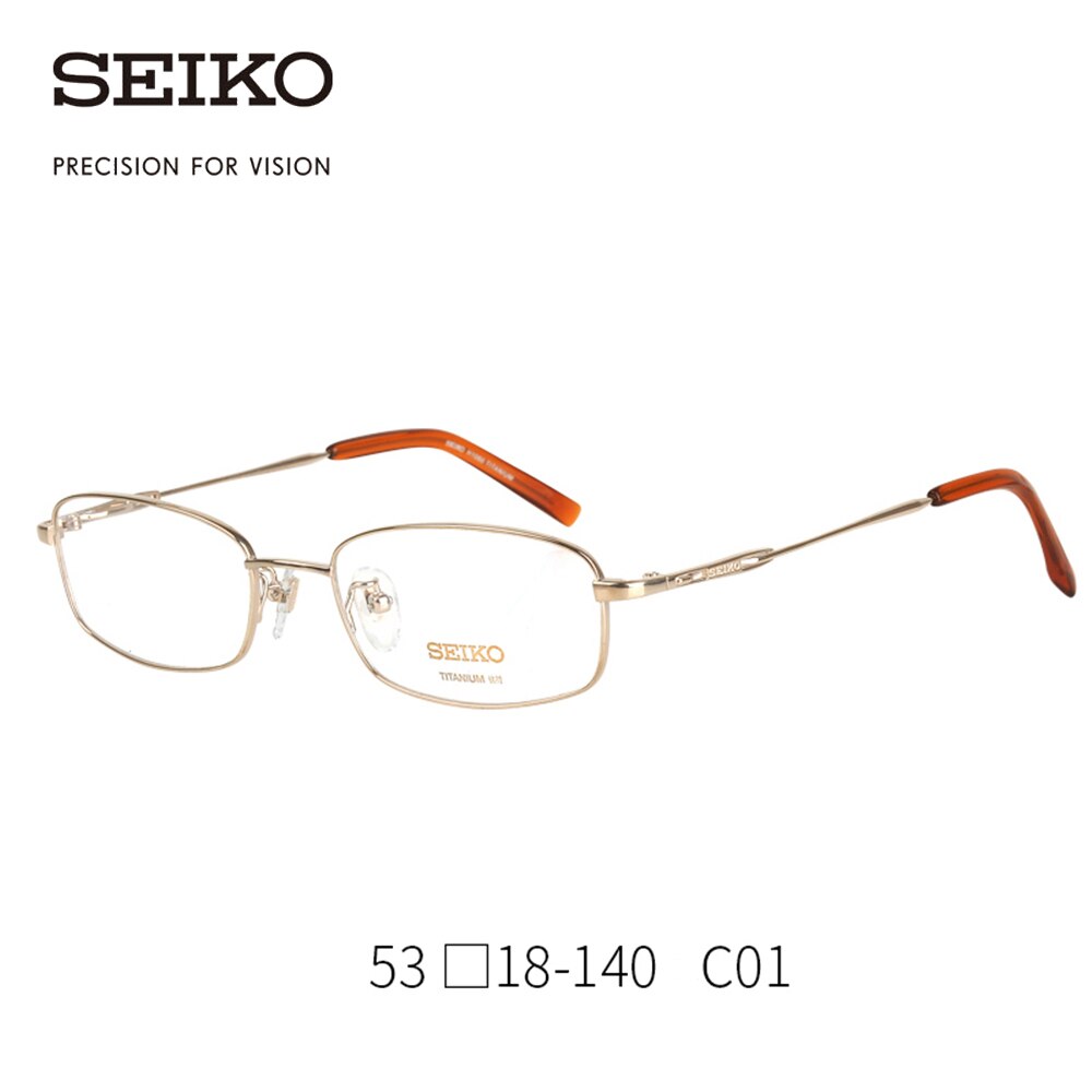 SEIKO Men Optical Glasses Frame Titanium Eye Sight Dioptric Spectacles Small Eyeglasses Frame H01060