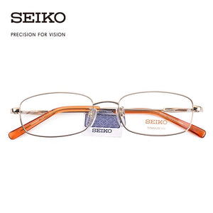 SEIKO Men Optical Glasses Frame Titanium Eye Sight Dioptric Spectacles Small Eyeglasses Frame H01060