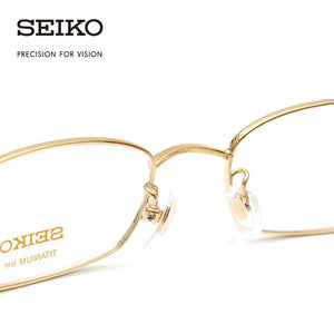 SEIKO Men Optical Glasses Frame Titanium Eye Sight Dioptric Spectacles Small Eyeglasses Frame H01060