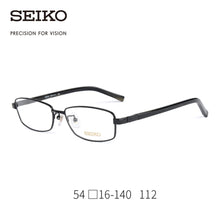Load image into Gallery viewer, SEIKO Titanium Glasses Frames for Man Square Titanium Dioptric Spectacles Titanium Glasses Men Eyeglasses for Short Sight H01117