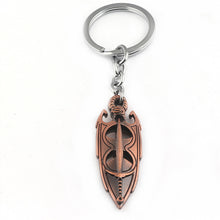 Carica l&#39;immagine nel visualizzatore di Gallery, Bronzo antico di alta qualità The Elder Scrolls Morrowind Lettera Pendenti Collane Skyrim Dinosauro Triangolo Donna Uomo Collana 