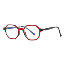 Load image into Gallery viewer, SHAUNA Anti-Blue Light Retro Optical Eyeglasses Frame Hexagon &amp; Oval Lovers&#39;s Frames