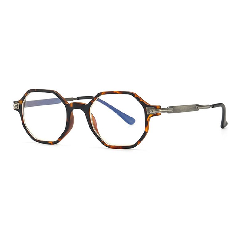 SHAUNA Anti-Blue Light Retro Optical Eyeglasses Frame Hexagon & Oval Lovers's Frames