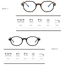 Load image into Gallery viewer, SHAUNA Anti-Blue Light Retro Optical Eyeglasses Frame Hexagon &amp; Oval Lovers&#39;s Frames