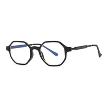 Load image into Gallery viewer, SHAUNA Anti-Blue Light Retro Optical Eyeglasses Frame Hexagon &amp; Oval Lovers&#39;s Frames
