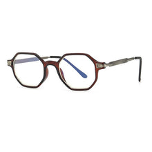 Load image into Gallery viewer, SHAUNA Anti-Blue Light Retro Optical Eyeglasses Frame Hexagon &amp; Oval Lovers&#39;s Frames