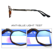 Load image into Gallery viewer, SHAUNA Anti-Blue Light Retro Optical Eyeglasses Frame Hexagon &amp; Oval Lovers&#39;s Frames
