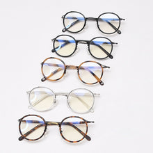 Load image into Gallery viewer, SHAUNA Anti-Blue Light Retro TR90 Women Round Glasses Frame Unique Design Men Optical Eyeglasses