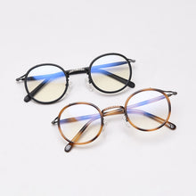 Load image into Gallery viewer, SHAUNA Anti-Blue Light Retro TR90 Women Round Glasses Frame Unique Design Men Optical Eyeglasses