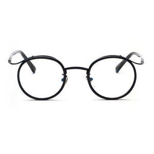 SHAUNA Anti-Blue Light Retro TR90 Women Round Glasses Frame Unique Design Men Optical Eyeglasses