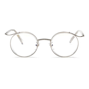 SHAUNA Anti-Blue Light Retro TR90 Women Round Glasses Frame Unique Design Men Optical Eyeglasses