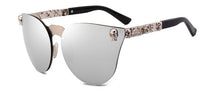 Load image into Gallery viewer, SHAUNA Cool Gothic Sunglasses Crystal Skull Women Steampunk Sunglasses Retro Men Punk Shades UV400