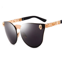 Load image into Gallery viewer, SHAUNA Cool Gothic Sunglasses Crystal Skull Women Steampunk Sunglasses Retro Men Punk Shades UV400