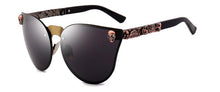 Load image into Gallery viewer, SHAUNA Cool Gothic Sunglasses Crystal Skull Women Steampunk Sunglasses Retro Men Punk Shades UV400